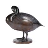 Sculpture/Interior Design: ▲ Geoffrey Dashwood (born 1947), Canada Goose, Signed and numbered 4 of