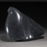 Sculpture/Interior Design: A carved marble stylised bird, modern, 22cm high