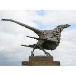 Sculpture/Interior Design: W D Askew, Scrap bird, Bronze, Signed and numbered 2 from an edition of