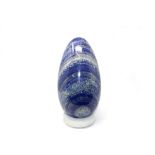 Interior Design/Minerals: A lapis lazuli egg, 27cm high by 14cm wide, 8.8kg