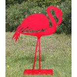 Sculpture: Danu, Flamand Fraise, Stove enamelled heavy gauge steel, Signed, 1 of 80, 114cm high by