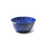 Interior Design/Minerals: A lapis lazuli bowl, 18cm diameter