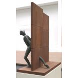 Sculpture: Guy Buseyne, (born 1961), The Wall, Bronze, Signed and numbered from an edition of 49,