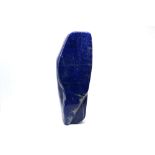 Interior Design/Minerals: A lapis lazuli freeform, 34cm high, 5.4kg