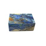 Interior Design/Minerals: An azurite box, 4cm high by 10cm wide