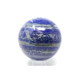 Interior Design/Minerals: A lapis lazuli sphere, 11cm diameter, 2.67kg