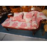 Antique Mahogany chaise longue