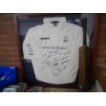 Yorkshire CCC signed shirt and bat