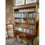 Victorian mahogany book shelves