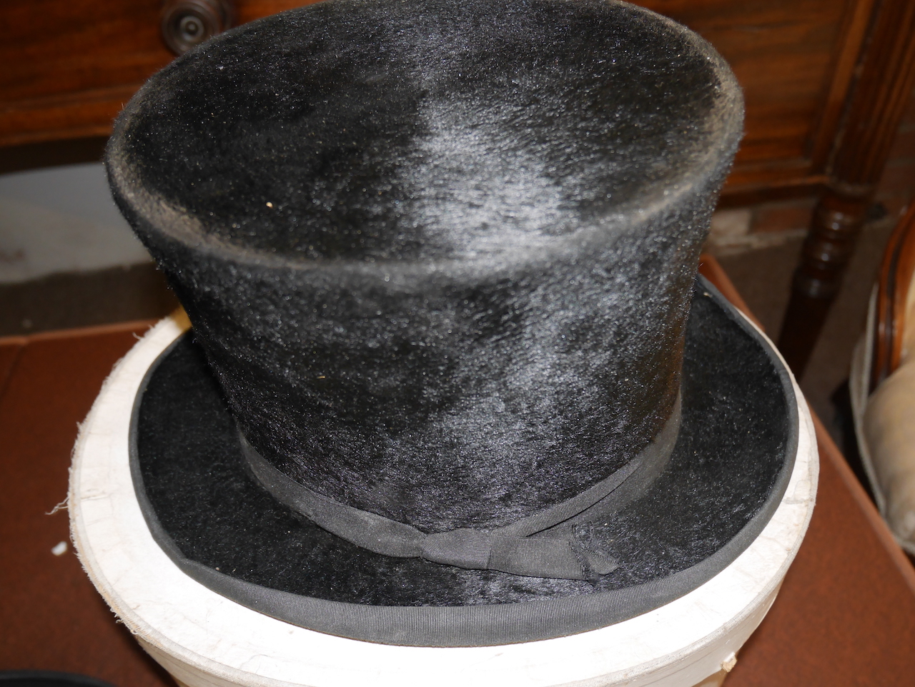 Top hat 54cm dia. and Bowler hat - Image 3 of 7