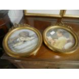 Pair of gilt picture frames