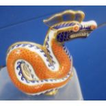 Crown Derby Dragon paperweight