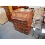 Oak bureau