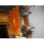 Inlaid Mahogany occasional table