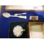 Antique mother of pearl items