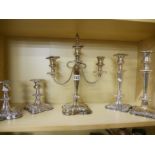 Plated candlesticks