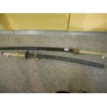 Pair of Japanese swords (Samurai style )