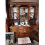 Victorian Mahogany sideboard with mirror back