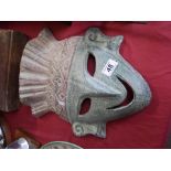 Stone African tribal mask