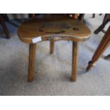 Mouseman style stool