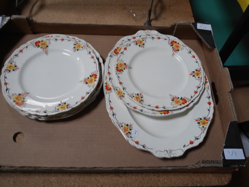 1 box plates "Harmony"