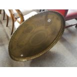 Brass table top 74cm