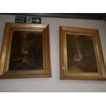 Pair of Oil paintings by E Wilson