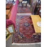 2 rugs 6' x 3'9" and 6' x 4'