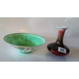 1950's Chinese vase and bowl - 4 Character mark