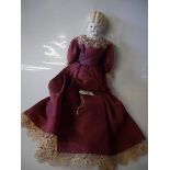 Bertha 1905 china and cloth body doll