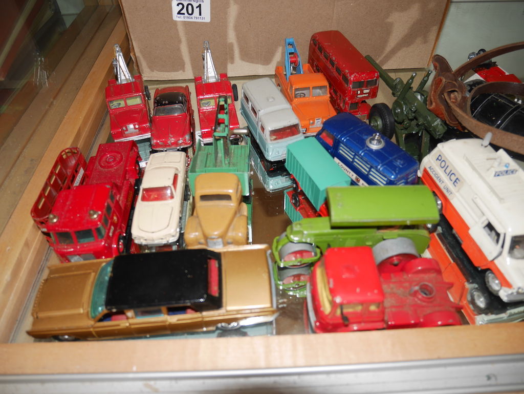 Collection of dinky and corgi cars