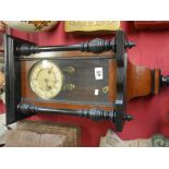 Mahogany wall clock