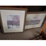 Signed limited edition print "Kindling" and signed print both by Howard Butterworth