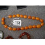 Amber style necklace