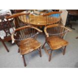 2 x Antique Windsor chairs