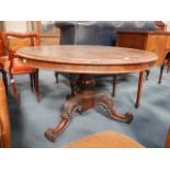 Victorian rosewood breakfast table