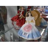 2 x Royal Doulton figures