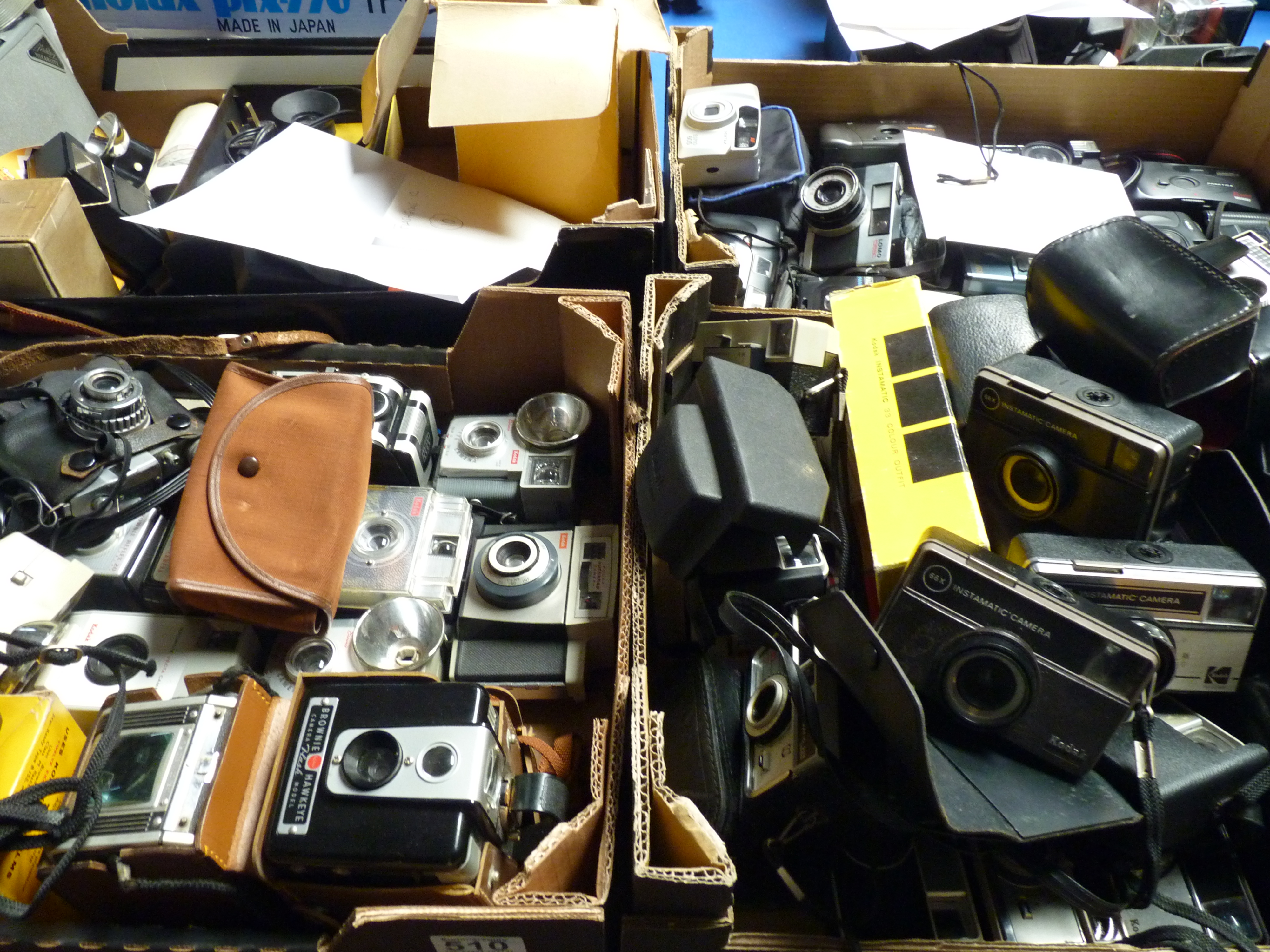 Kodak Instamatic and flashguns etc.