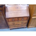 Oak bureau