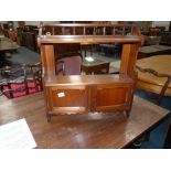 Edwardian mahogany wall cupboard