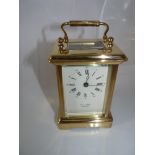 Brass Carriage clock by Bornard Freres Montbeliard
