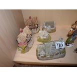 5 x Lilliput lane houses