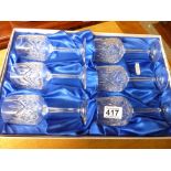 Set of 6 glasses in case