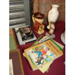 Misc. incls Aynsley otter, Children's books, Galway porcelain