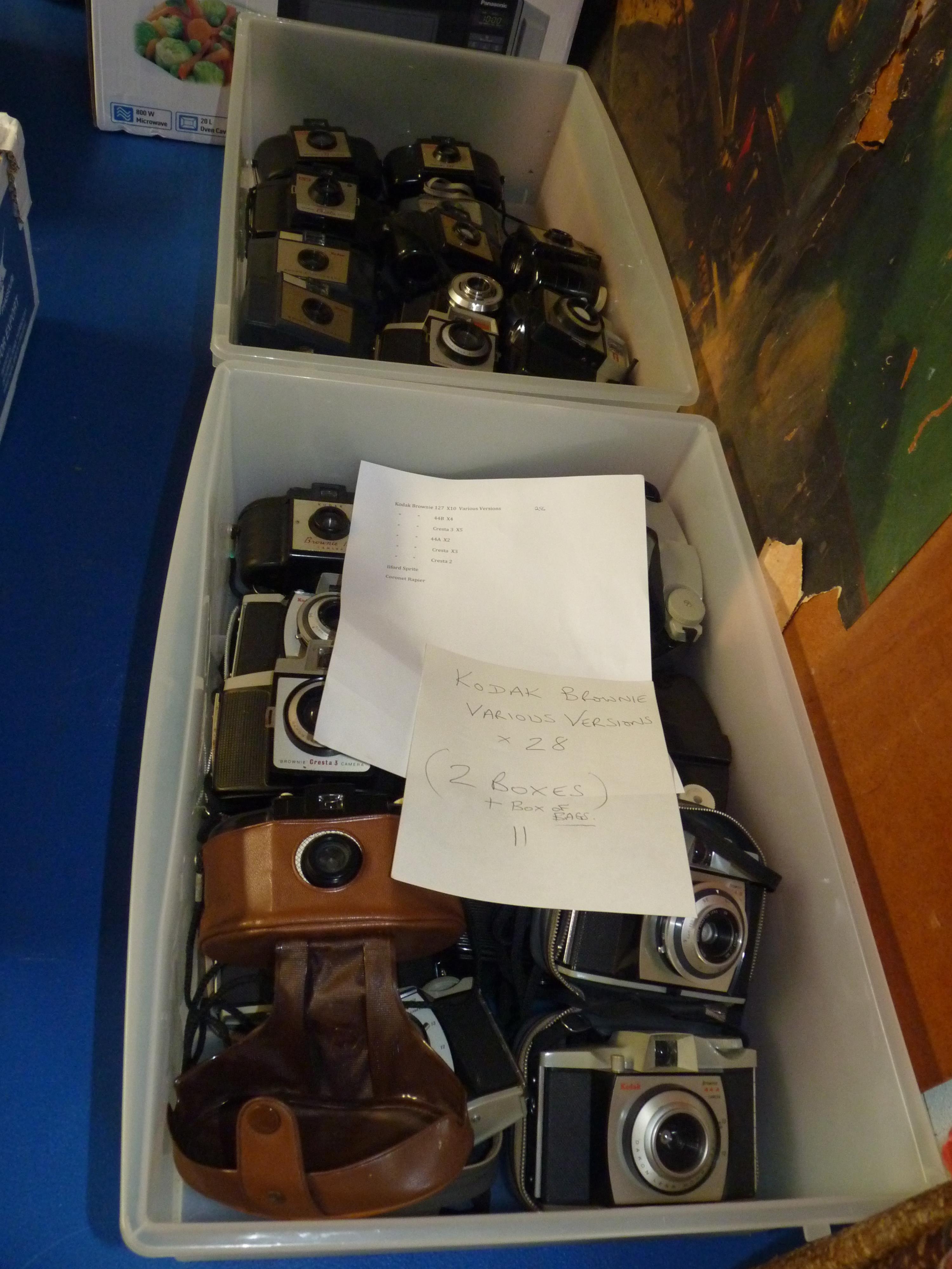 Kodak brownie cameras etc.