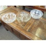 Collection of Cut Glass Bowls