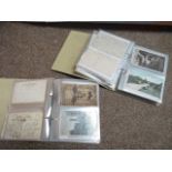 2 x albums of postcards