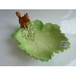 Crown Devon Squirrel Leaf Bowl