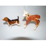 Beswick Wendover Billy dog and calf
