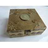 Chinese brass box